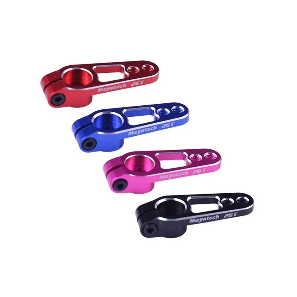 อลูมิเนียม 25T Servo Horn แขน 25 ฟัน Spline M3 CLAMP พวงมาลัยสําหรับ Futaba Savox Power HD มอเตอร์ SAKURA D4 RC MG995 MG946R MG996R