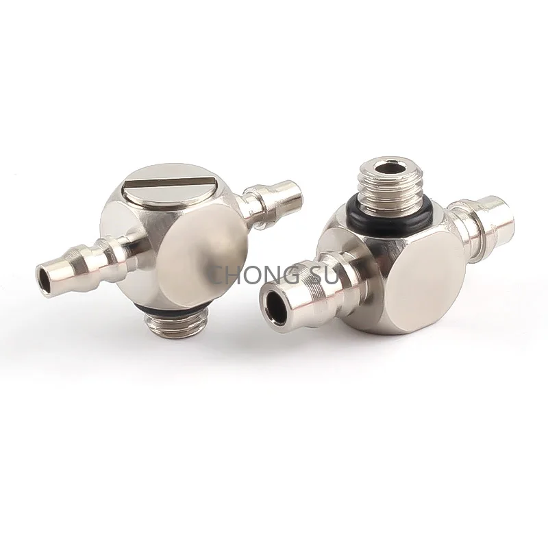 1-10pcs M3 M4 M5 M6 Brass Straight Elbow Tee Tube Hose Barb Mini Air Pneumatic Pipe Fitting Quick Connector PC PL PB 3 4 5 6mm