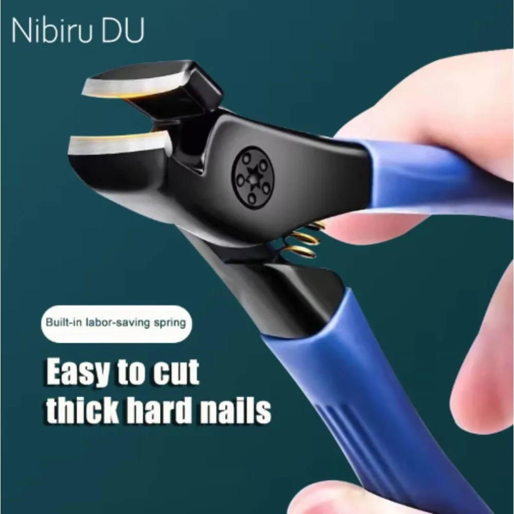 Professional Toenail Scissors Extra Large Opening Easy To Trimmer Ergonomic Easy To Grip Waterproof Nail Clipper