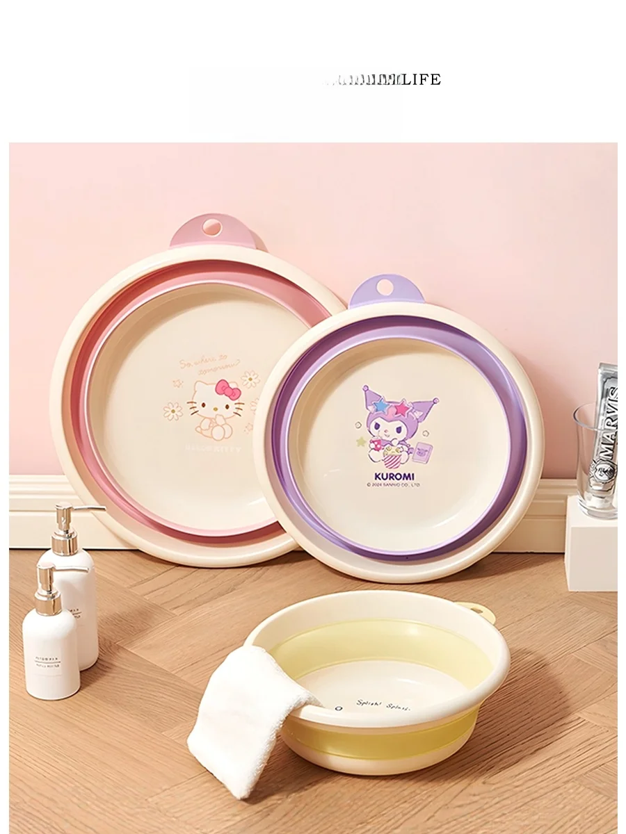 

Portable Student Batoom Sink Basin round ape Household Cleaning Tool Tee Life Muko Face Waing Basin Batoom Tool