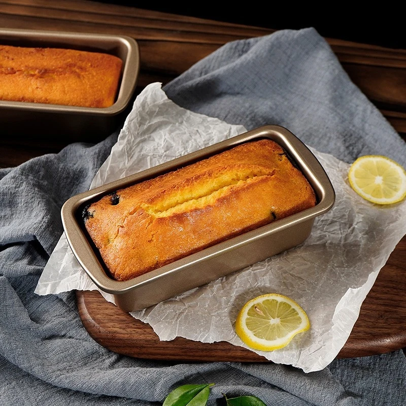 Non-stick Rectangle Bread Loaf Pan Carbon Steel Baking Mold For Pound Cake Toast Brownie Household Oven Baking Tool
