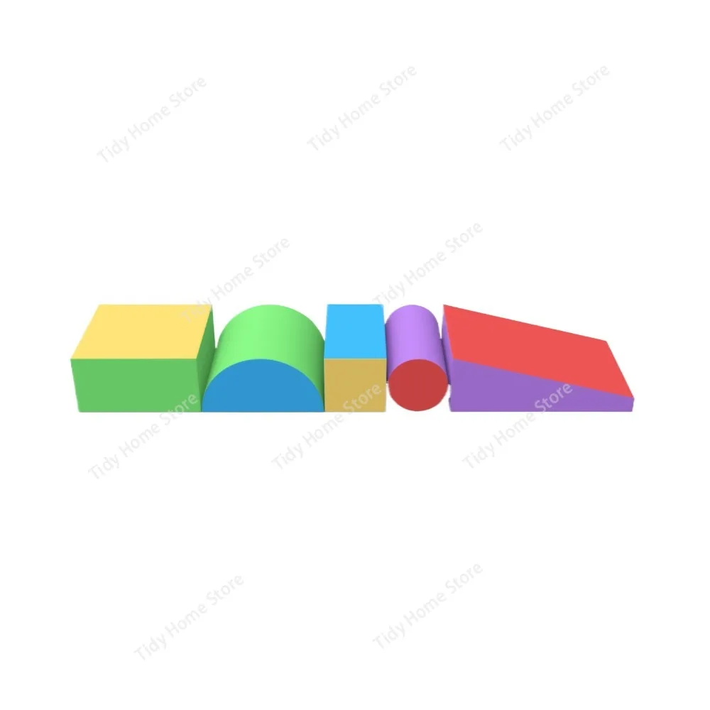 Kid Foam Climbing Toys Activity Playset PU Leather Indoor Crawl Climbing Blocks for Children Crawling & Sliding