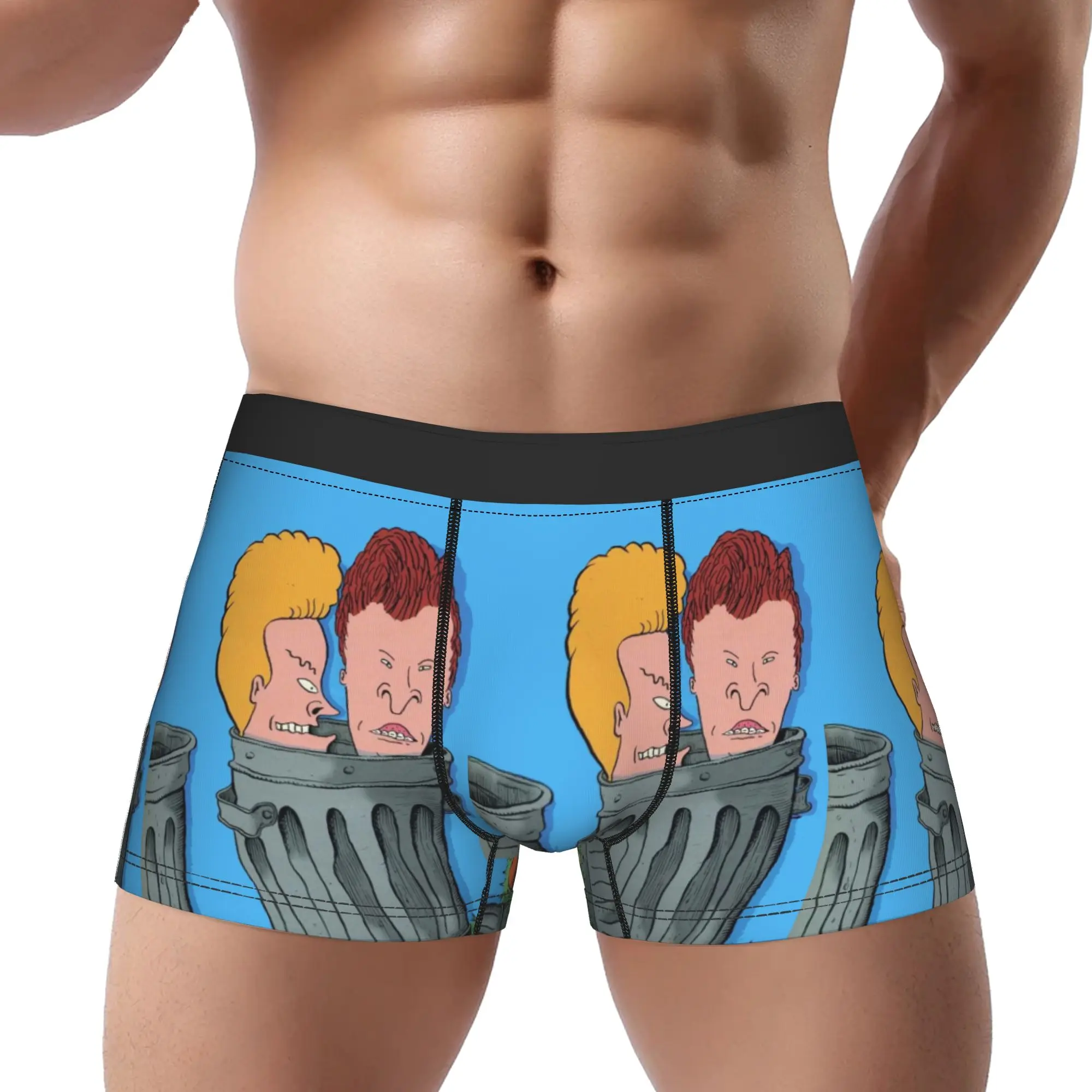 

Трусы Beavis and Butt Head, мужские трусы, удобные шорты, боксеры
