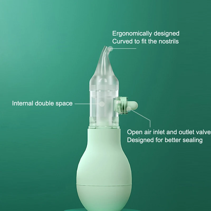 Morbido Aspiratore Nasale Per Il Neonato Del Bambino Anti-back Flusso Succhiare Il Naso Prevenire La Congestione Nasale Aspirapolvere Naso