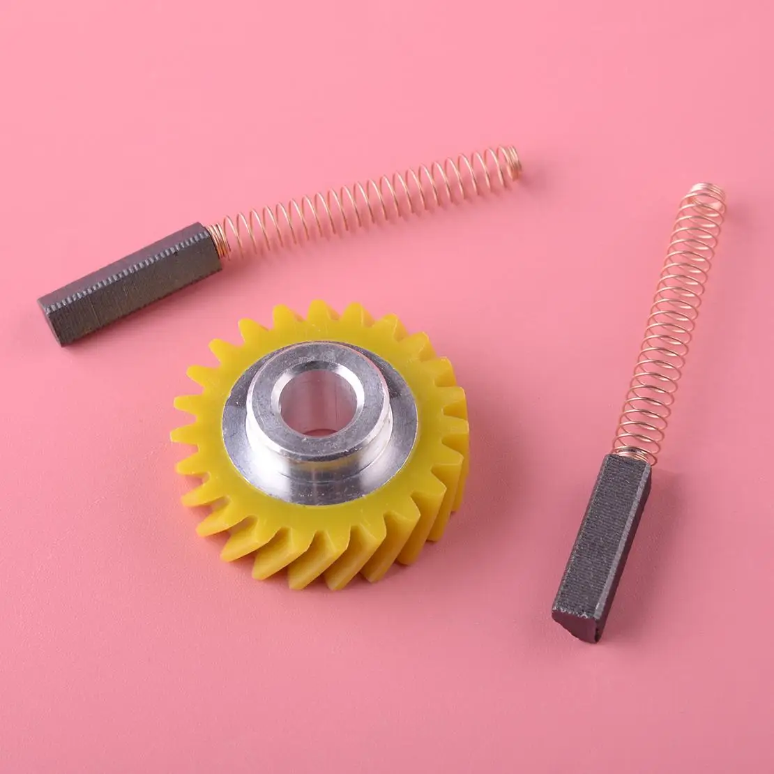 3Pcs/Set Mixer Drive Worm Gear with Carbon Motor Brushes AP4295669 PS1491159 W10112253 fit for Kitchenaid 5qt Bowl Lift Mixers