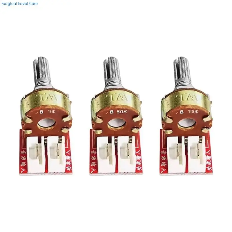 N2UB Double Gang Stereo Sound Control Module Adjustable B10K/B50K/B100K For Auditory Equipment DIY