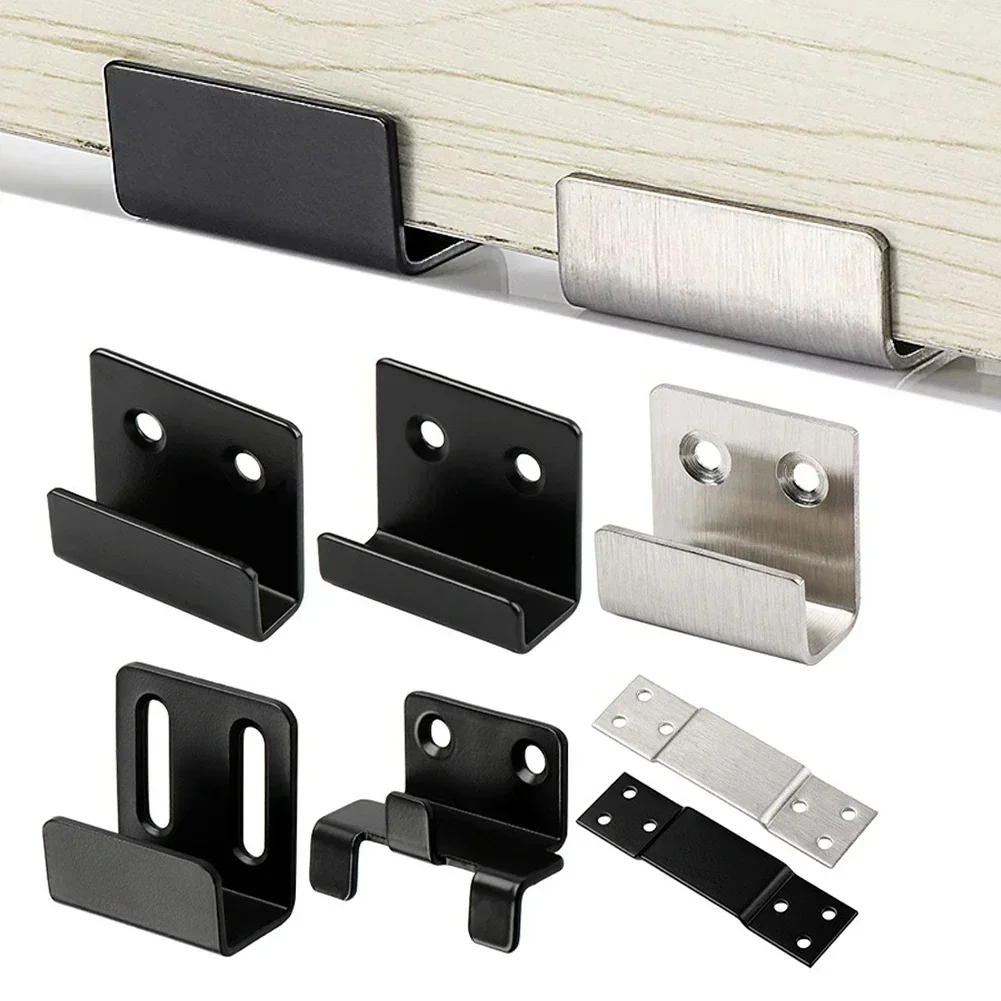 Stainless Steel U-shaped Corner Bracket Hanging Hook Door Ceramic Tile Display Holder Buckle Furniture Joint Fastener Hardware