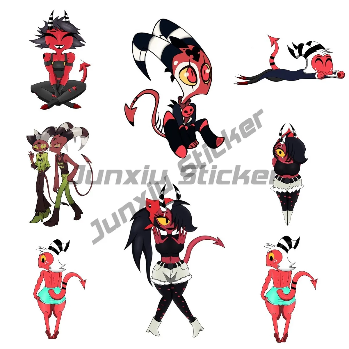 

Helluva Blitzo Car Sticker Racing Drifting Bumper Decal Creative Scratch-Proof Accessory Vinyl Self adhesive decorative stickers