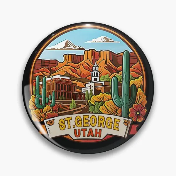 Женская Металлическая Заколка-булавка в виде мягкой пуговицы