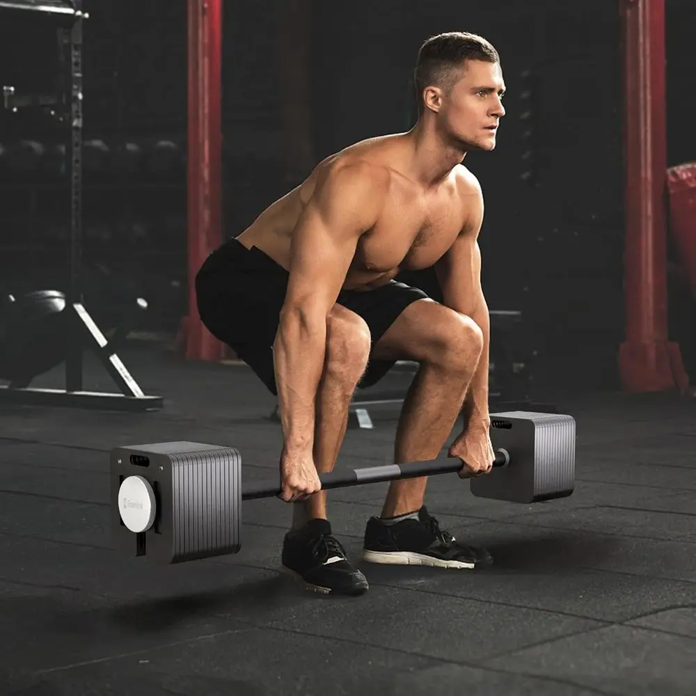 Adjus Weight Bar Set, Converts to 4.4 LB Bolts, Supports Up to 264 lbs, Ideal for Training and Home Gym Use