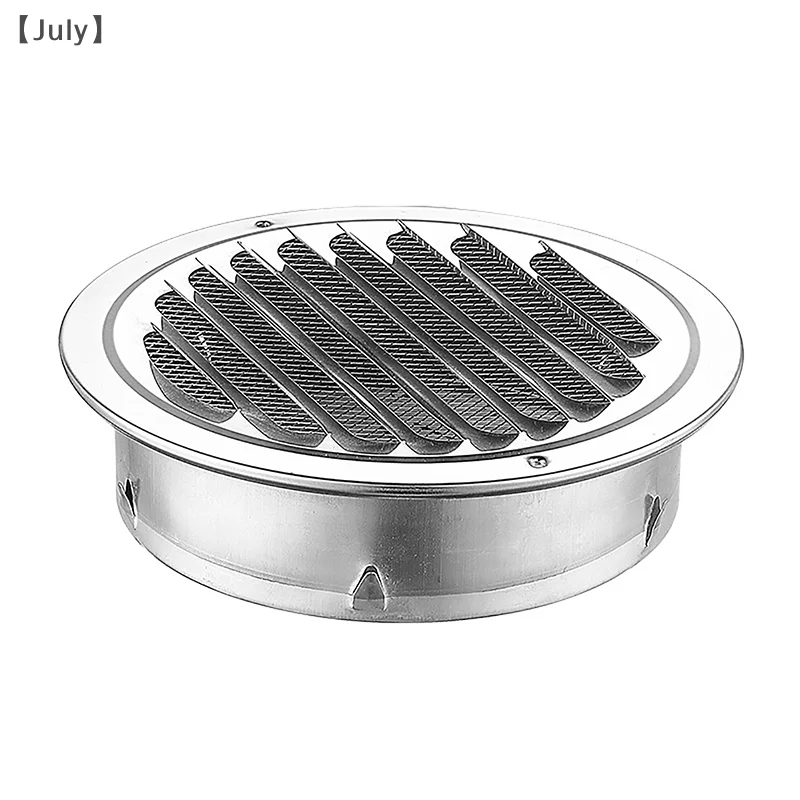 70/80/100/120/150 มม.สแตนเลสสตีล Air Vent Grille แมลงบ้านผนังภายนอกท่อระบายอากาศเครื่องมือ