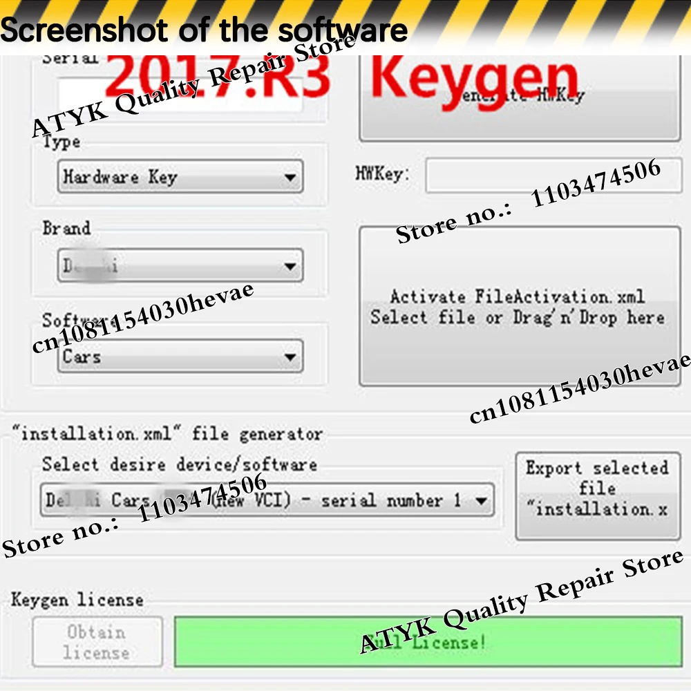 برنامج السيارة 2017 r3 التشخيص التلقائي لشاحنة السيارات أدوات السيارات إصلاح واجهة برنامج رمز القارئ obd2 الماسح الضوئي autool VCI