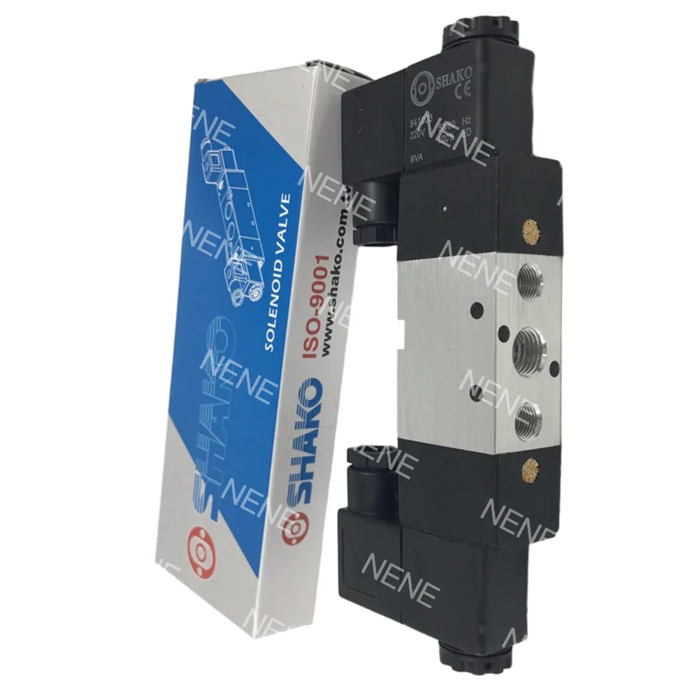 PU520-02D SHAKO Pneumatic Directional Valve Solenoid Valve PU520-02D-03D-04D AC220V DC24V