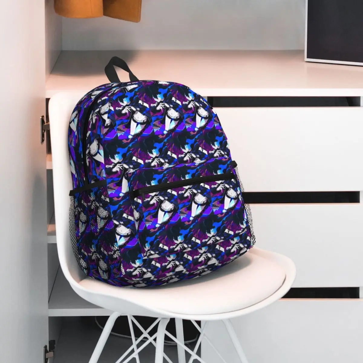

Black Rock Shooter Student Backpack School Bag Hiking Travel Daypack for Boys Girls Fashion Bookbag Shoulder Bags