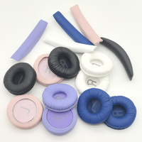 Headphones Ear Pads For JBL Tune 600 T450 T450BT T500BT JR300BT 70mm Soft Leather Foam 7cm Pads Earphones Cushion Headbeam 1 Set