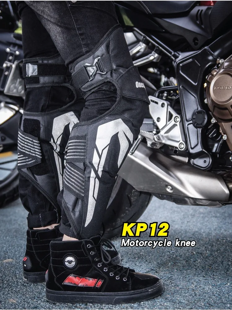 Ones Again Winter Motorcycle Riding Windproof Warm Cold Knee Pads Anti-Drop CE2 Protective Gear Male KP12