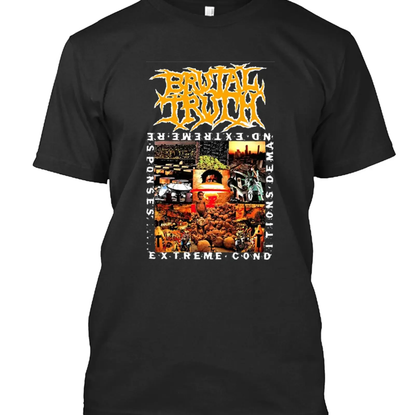 Brutal Truth Extreme Conditions Demand MAN WOMAN T Shirt Size S to 5XL vintage Washed Breathable designer clothes Unisex
