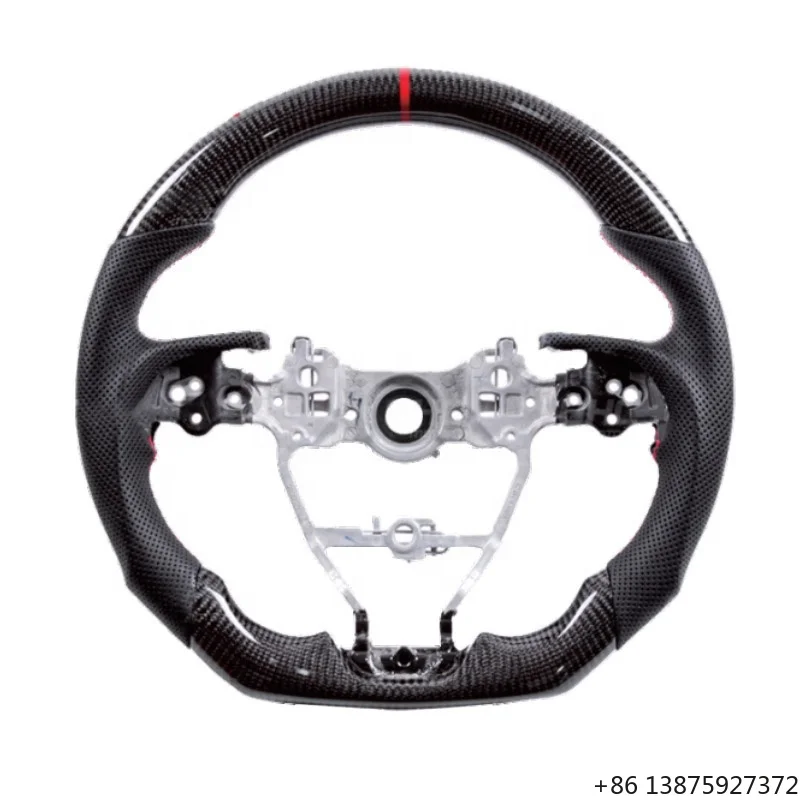 

For Camry Corolla Alphard Levin Veranda with Modified Sport Thong Carbon Fiber Performance Leather Steering Wheel