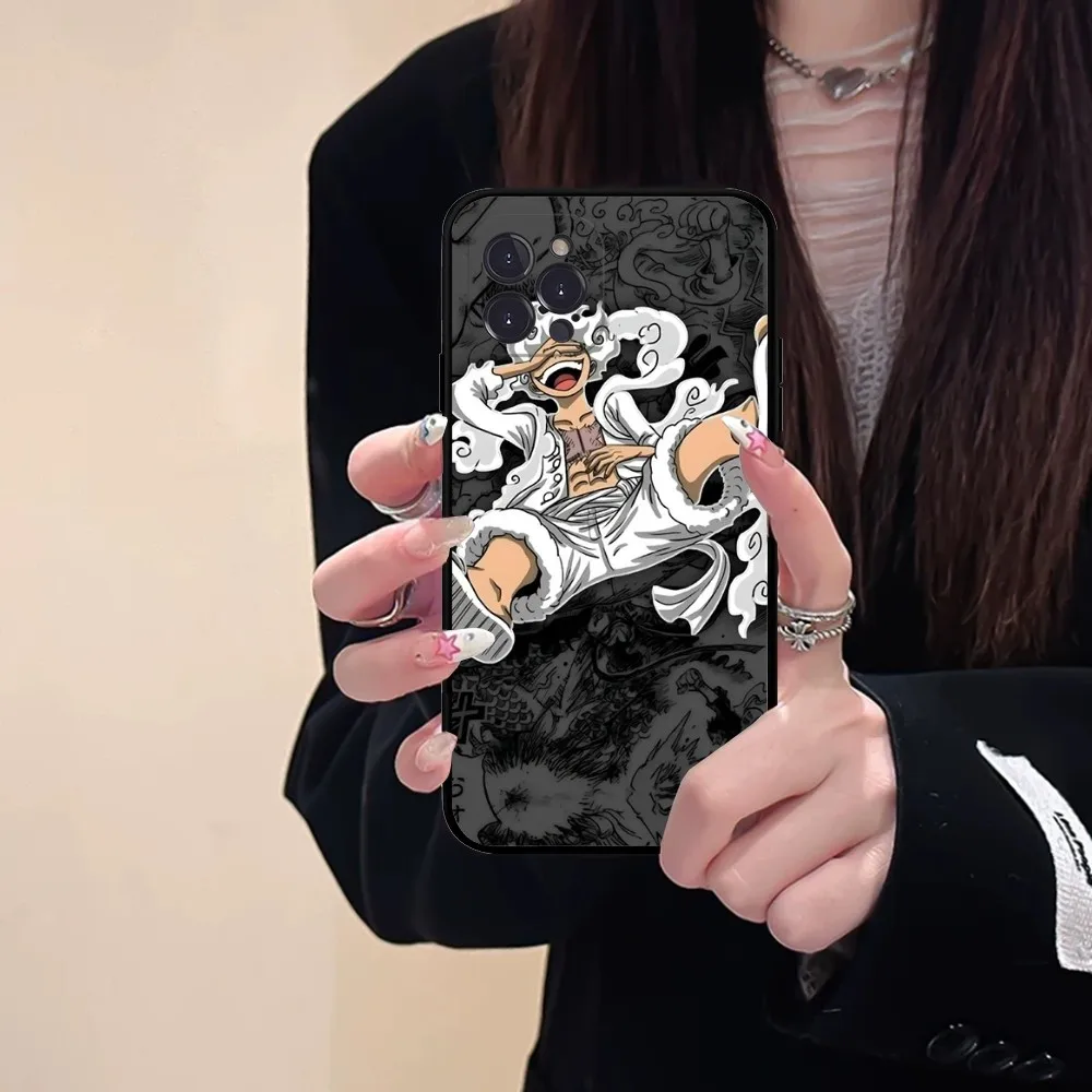 O-One  Anime P-Pieces Luffys For iPhone 15 14 11 12 13 Mini Pro XS Max Cover 6 7 8 Plus X XR SE 2020 Funda Shell