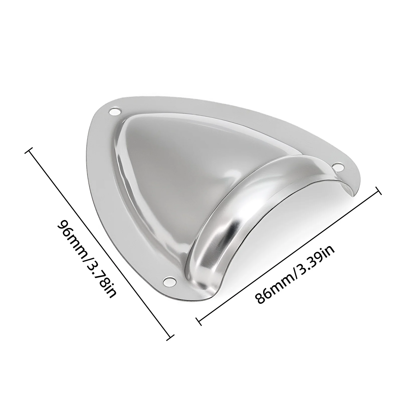 1/2/5pcs Marine Clam Shell Vent Cover Stainless Steel Clamshell Vent Wire Cover For Boats Yacht Locker Vents Boat Accessories