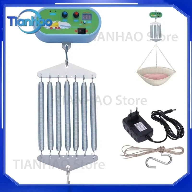 Portable Indoor Hanging Electric Cradle Controller for Adjustable Timer Sleep Soother Swing Control