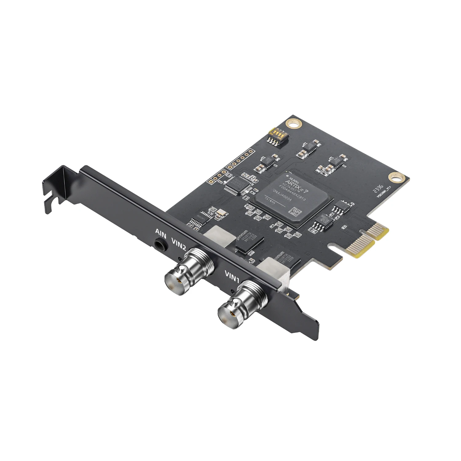 UNISHEEN Dual 1080p OBS Vmix Wirecast Streaming 2 Channel 60fps SDI Broadcast PCI Express HD Video Capture Card PCIe