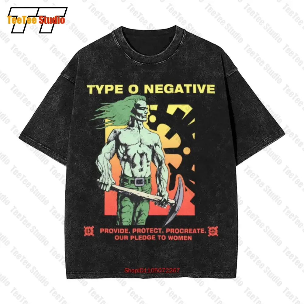 1995 Type O Negative Pledge To Women Casket Crew Vintage Oversized T-Shirt Double Sides S 5Xl 2NM5