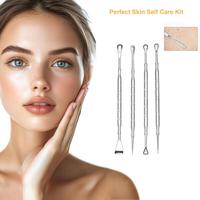 Pimple Popper Tool Blackhead Remover Stainless Steel Acne Needles Whitehead Comedone Zit Acne Popper Extractors For Facial Nose