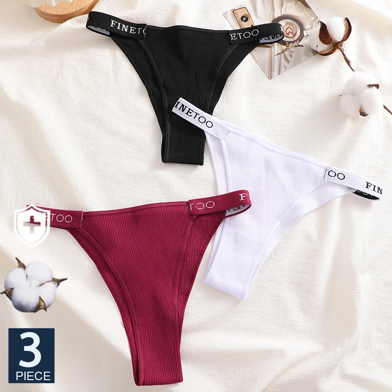 3 Teile/satz Baumwolle Höschen Slip Frauen Unterhosen Weibliche Sexy Höschen Tanga frauen Pantys Unterwäsche Einfarbig Intime Dessous
