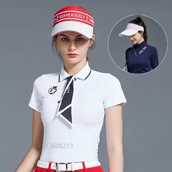 Love Golf Women Korean Empty Top Hats Golf Sunscreen Caps Female Sports Sun Visor Hats Ladies Outdoor Breathable Peaked Cap