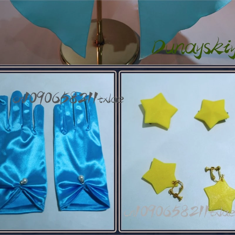 Shop1104345165 متجر نانامي لوشيا هانون هوشو تأثيري حورية البحر ميلودي زي الوردي الأزرق الأميرة لوليتا ملابس شعر مستعار الدعامة الدعاوى ﻿