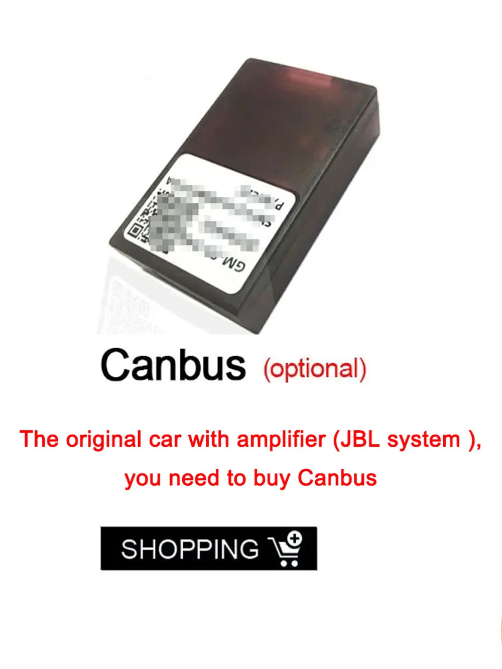 

KJ-NAVI Canbus adapter For Nissan Toyota KIA，can-bus only for our device, do not buy it only