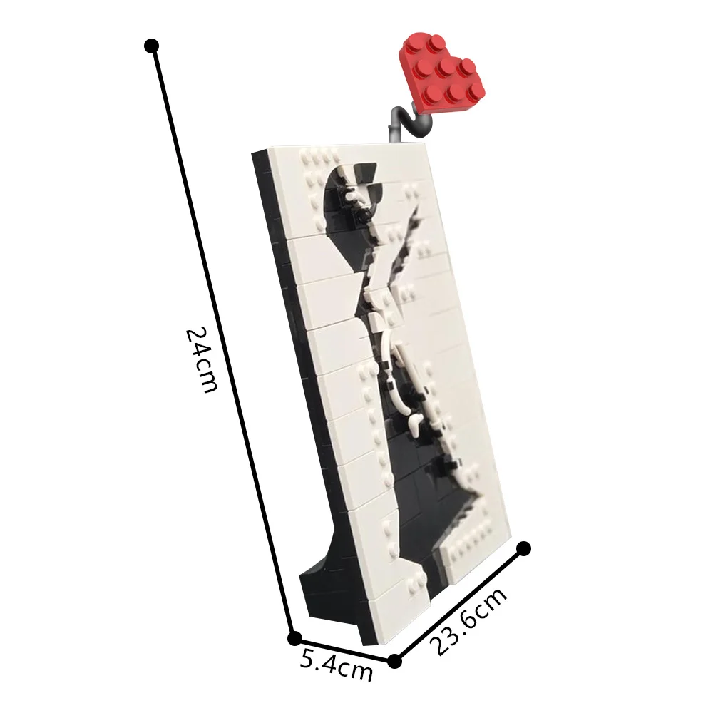 

Gobricks MOC-223673 Banksy - Girl with Balloon Building Blocks