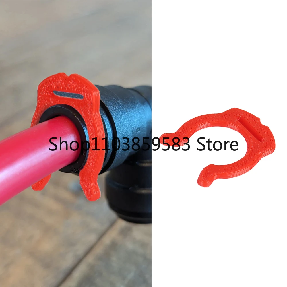 

10 шт./компл., 12 мм, красный фиксирующий цанговый зажим для John Guest JG, Push Fit, водосберегающий кемпер, караван, аксессуары для дома на колесах