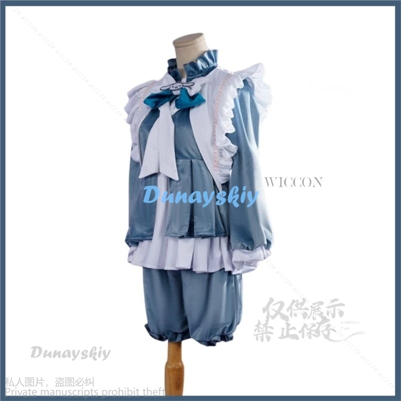 Costume Cosplay du jeu V Joseph Desaulniers, Braking Count Desaulniers, Bleue, Lovely Lolita, Kawaii Set, Homme et Femme