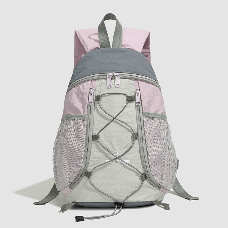 حقيبة مدرسية نسائية - على الطراز الياباني، سعة كبيرة، حقيبة ظهر برباط لطيفة، حقيبة كمبيوتر محمول جديدة متعددة الاستخدامات للطلاب في الهواء الطلق