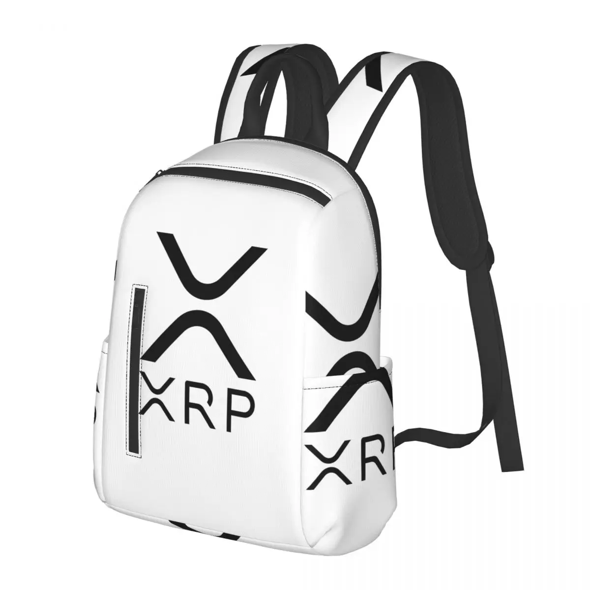 

XRP Logo Student Backpack School Bag Hiking Travel Daypack for Men Women Fashion Bookbag Shoulder Bags