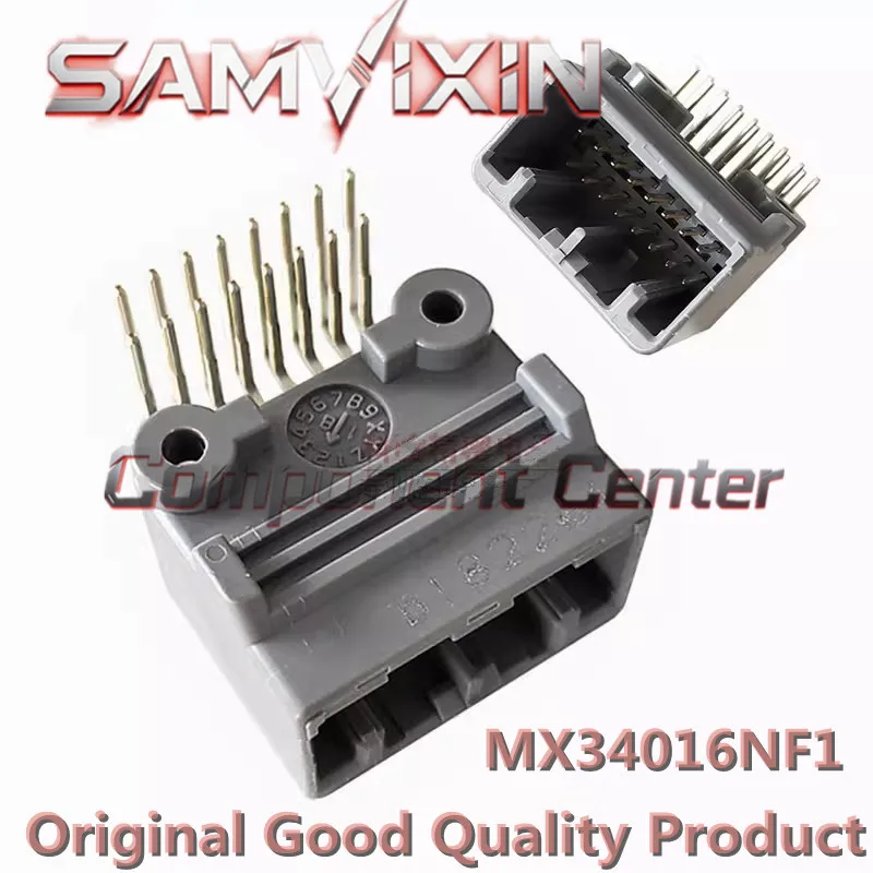 (10-15pieces) Free Shipping MX34016NF1 Original Japanese Imported Automotive Connector 16Pin Board-Side Curved Pin Socket