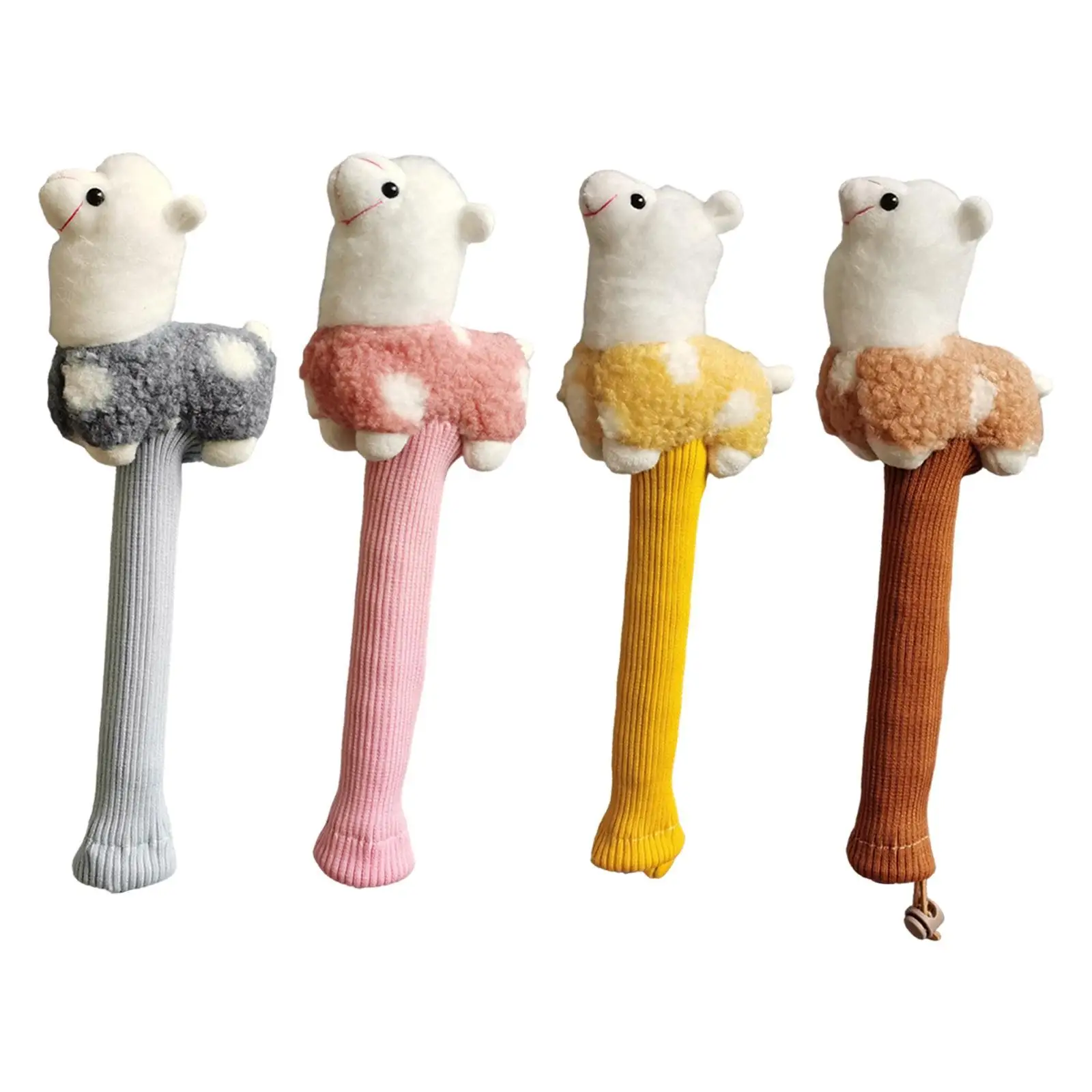 Badminton Racket Handle Cover Universal Stuffed Animal Cute Tennis Racket Overgrip Sleeve Non Slip Tennis Racket Grip Protector