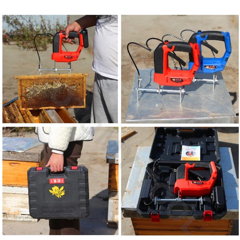 Chargeable Bee Shaker Hive Nest Frame Shaking Machine Bee Remover Beekeeping Tool Honeycomb Vibrating Machine