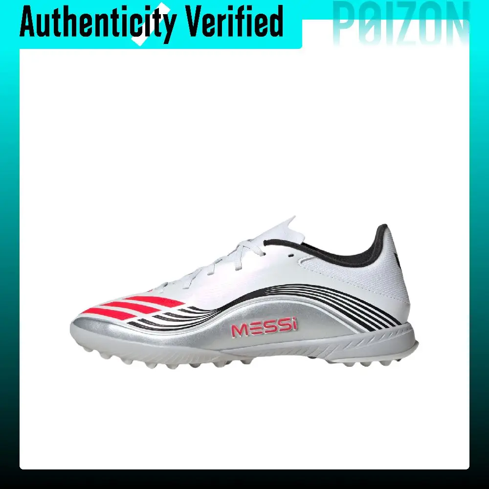 Adidas F50 Soccer Shoes Unisex Low-top White/Bright Red/Metallic Silver JP7448