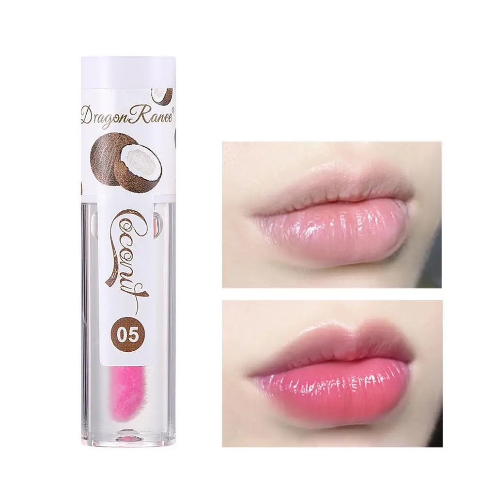 مرطب شفاه فواكه مرطب ، أحمر شفاه يدوم طويلاً ، مستحضرات تجميل مرطبة ، ملمع متغير ، طويل ، C K1m3