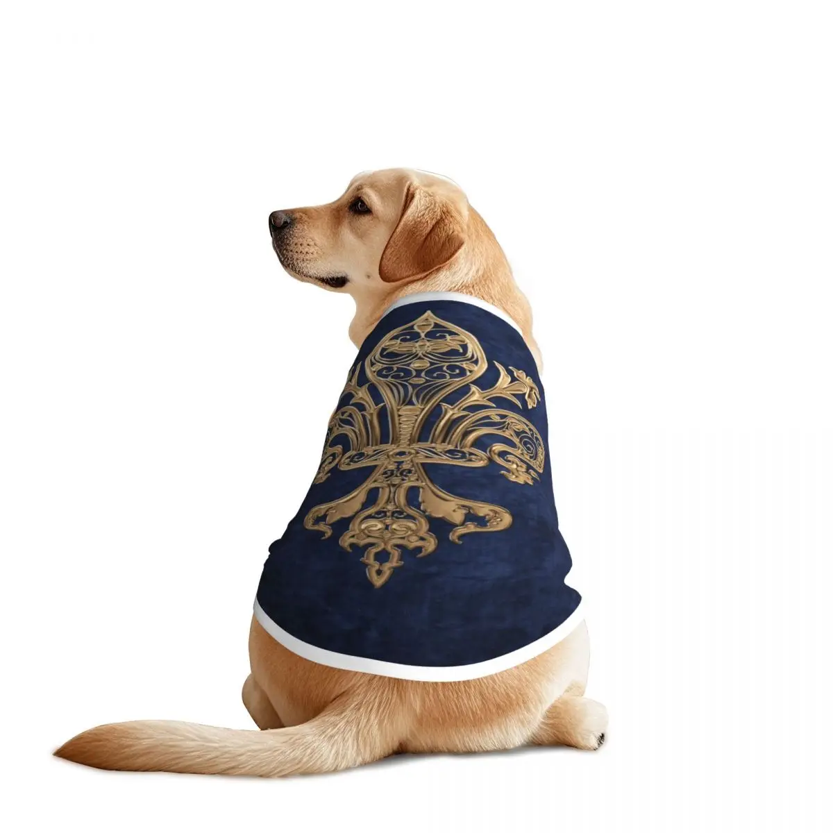 Gold Filigree Fleur…