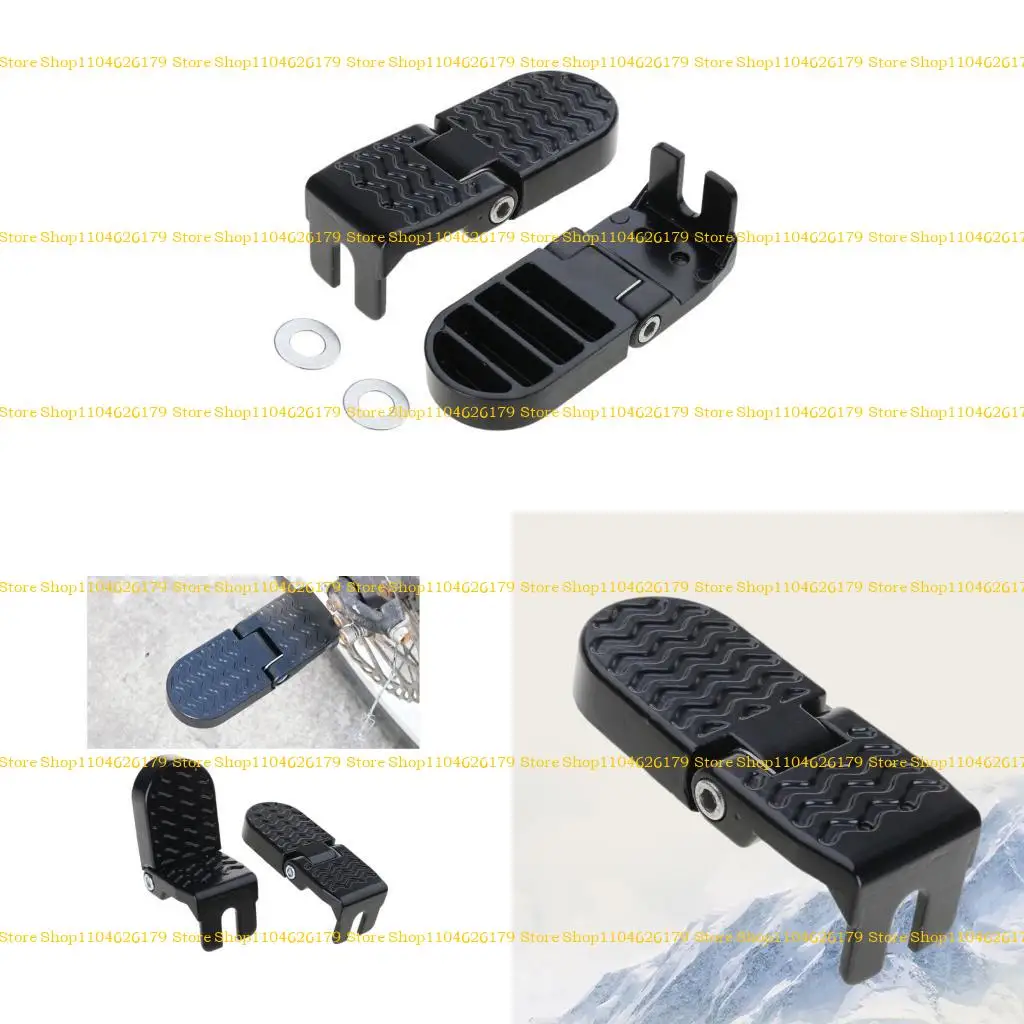 

A1A2 Electric Bicycles Rear Pedal Bicycles Rear Wheel Folding Pedal for Mountain Bike