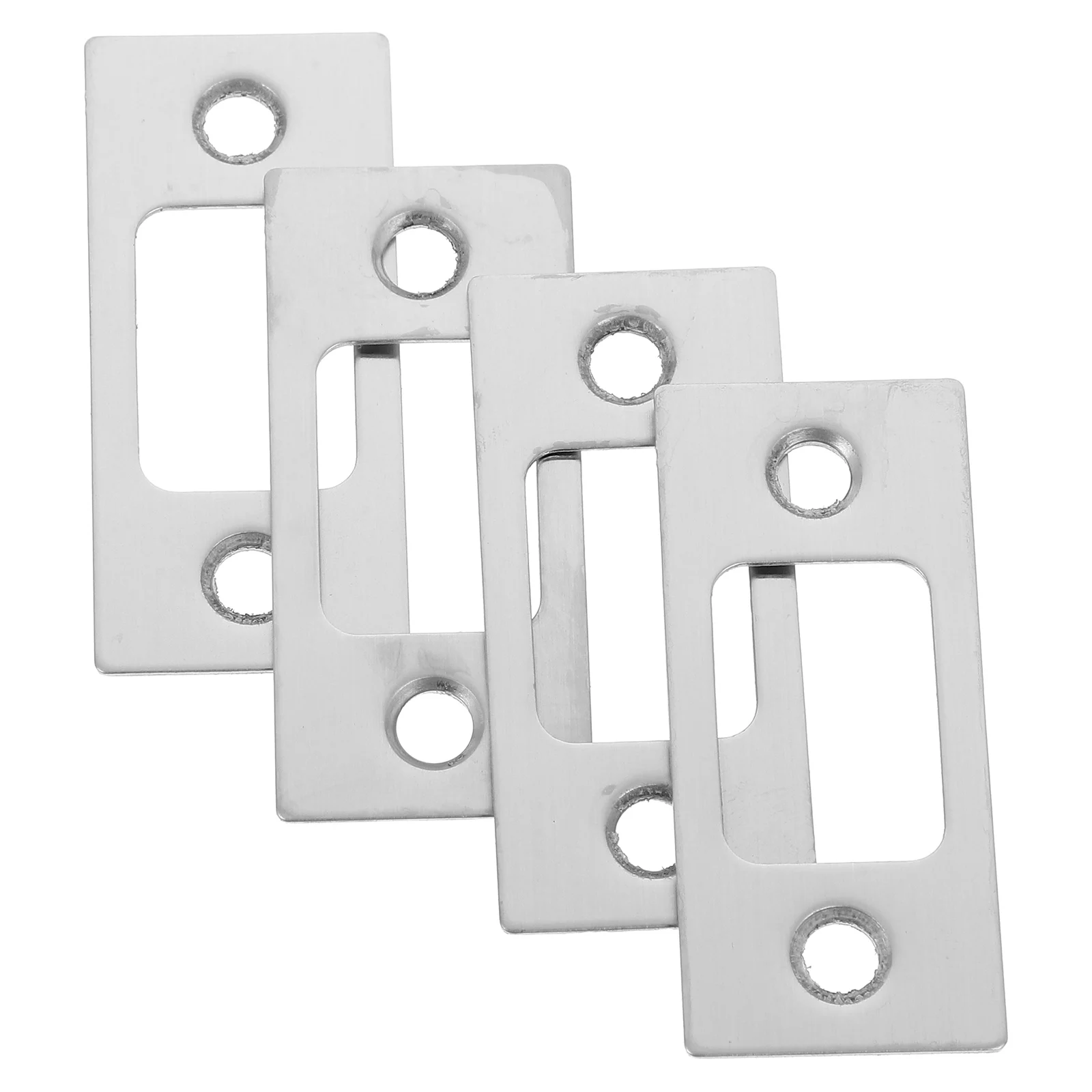 

Stainless Steel Security Strike Durable Corrosion Resistant Latch Guide Easy Installation Reinforced Deadbolt Cover for Exterior