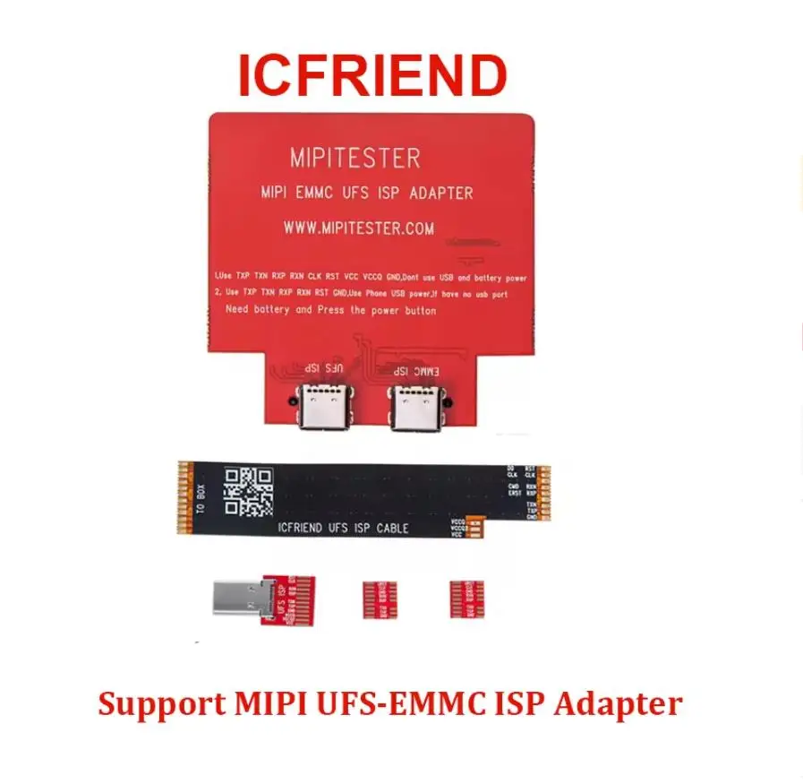 

2026 Flash 64 Box F64 ISP MiPitester MiPi Box for MINI & GEAR 2 EMMC ISP ADAPTER Repair Tools ICfriend F64 ISP Adapter