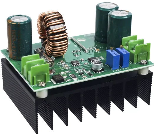 Модуль повышения мощности постоянного тока, 600 Вт, источник питания для ноутбука на солнечной батарее, от 10-60 В до 12-80 В, высокая мощность, постоянный ток