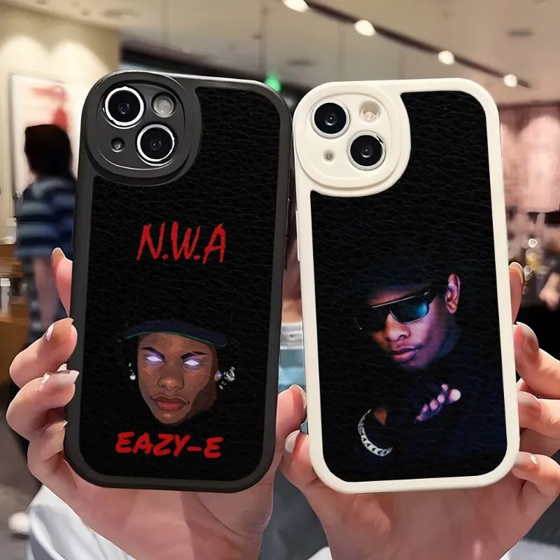 Eazy E NWA Legendary Rapper Phone Case For Apple Iphone 14 Pro Max 11 13 12 Mini X Xr Xs 7 6 8 Puls Se Lambskin Silicone Cover