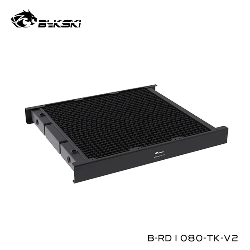 

Bykski Black Water Cooling 1080mm Copper 46mm Thick Radiator,G1/4 Thread 360mmx3 For Computer Water Cooling Build,B-RD1080-TK-V2