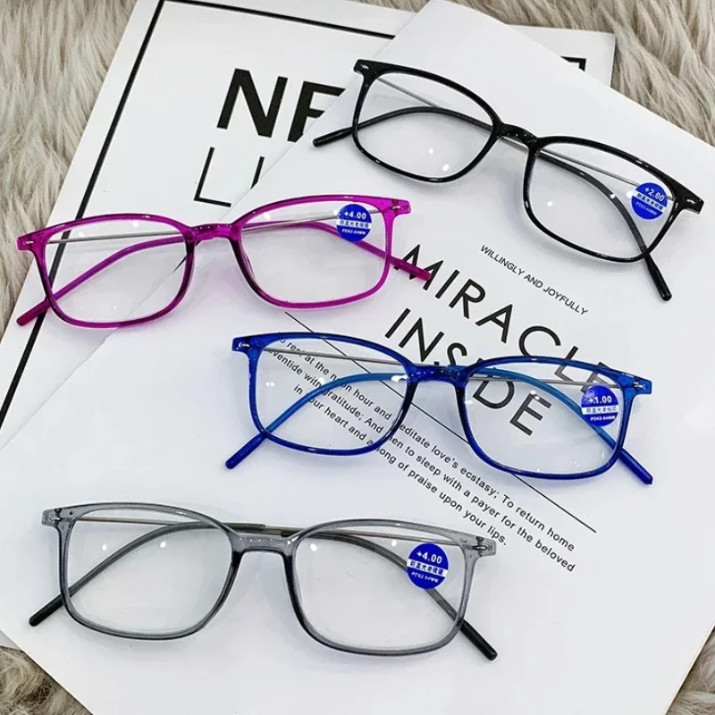 Fashion Classic Anti Blue Light Blocking Reading Glasses for Women and Men Optical Computer Eyeglasses Presbyopia +1.0 To +4.0